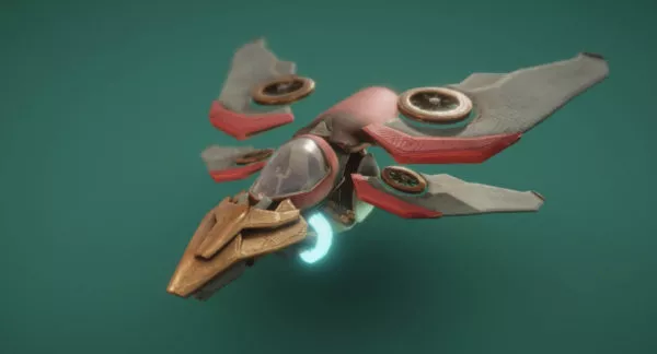 Space Ship Sci-fi Aircraft 3d model Space Ship Sci-fi Aircraft 3d model
