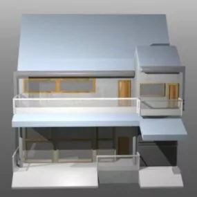 Modern House 3d model