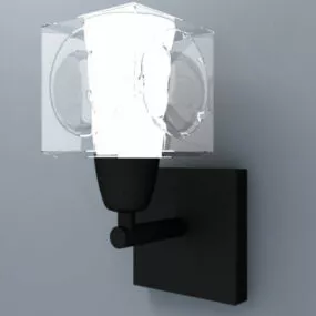 Glass Style Wall Lamp 3d model