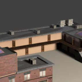 City House Building 3d model