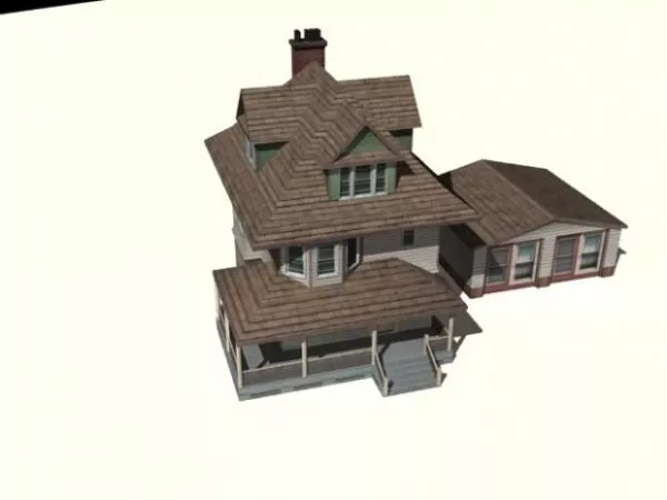 Modern Mansion Villa Building 3d model