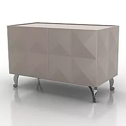 Wood Locker Furniture 3d model