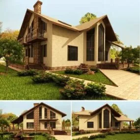 Modern House 3d model