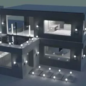 House Modern Style 3d model