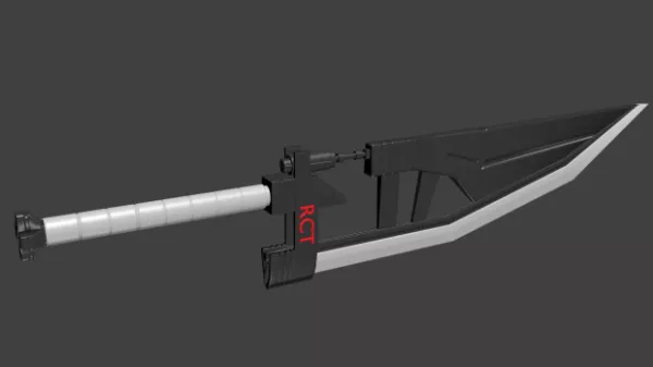 Attack Sword Design 3d model Attack Sword Design 3d model