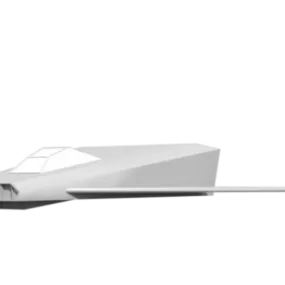 Fantasy Spaceship 3d model