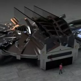 Space Ship Design 3d model
