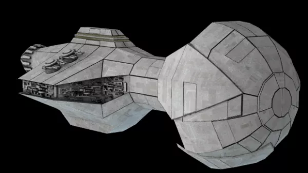 Sci-fi Spaceship Design 3d model Sci-fi Spaceship Design 3d model
