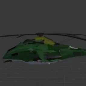 Military Helicopter Design 3d model