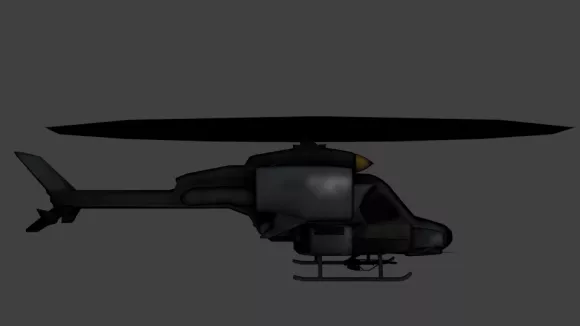 Apache Ah64 Helicopter 3d model