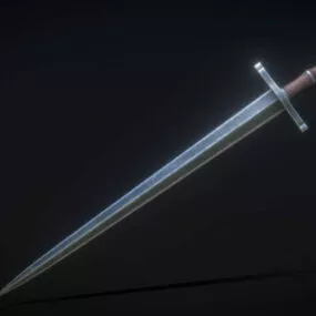 Battle Longsword Weapon 3d model