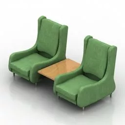 Armchair Design 3d model