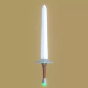 Gaming Lowpoly Sword Design 3d model