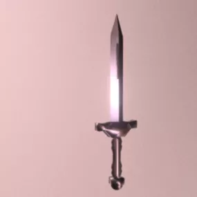 Weapon Short Knife 3d model