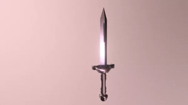 Weapon Short Knife 3d model Weapon Short Knife 3d model