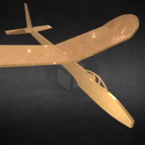 Futuristic Plane 3d model