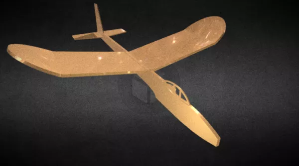 Futuristic Plane 3d model Futuristic Plane 3d model