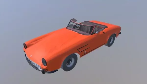 Sport Car Convertible 3d model Sport Car Convertible 3d model