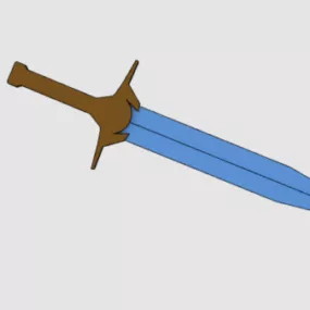 Weapon Gaming Sword Design 3d model