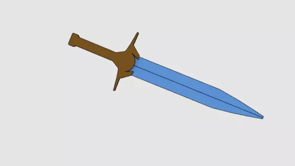 Weapon Gaming Sword Design 3d model Weapon Gaming Sword Design 3d model