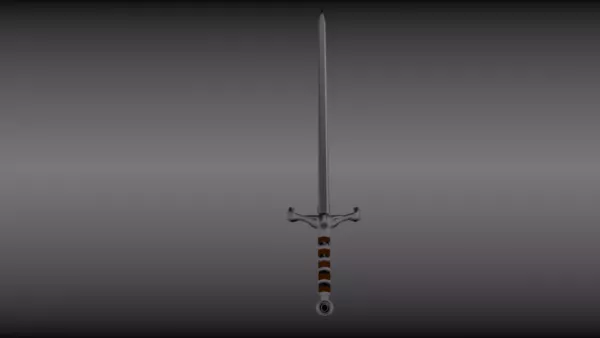 Wizard Staff Ancient Weapon 3d model