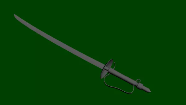 Man Character Movie Blade Weapon 3d model