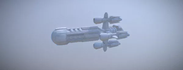 Galaxy Starblaster Spaceship 3d model