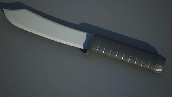 Game Combat Knife 3d model