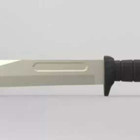Attack Knife Weapon 3d model