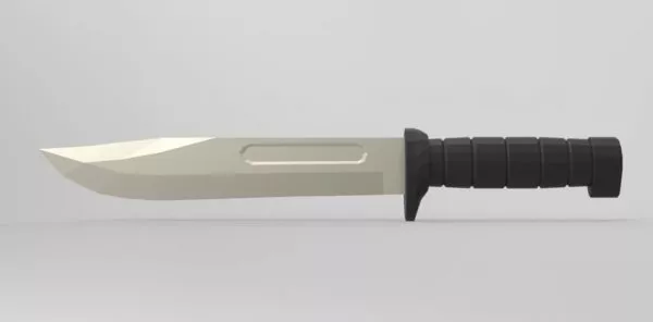 Attack Knife Weapon 3d model Attack Knife Weapon 3d model