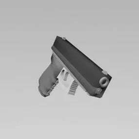 Us Pistol Gun 3d model