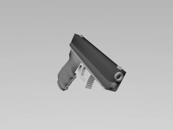 Frommer Pistol Gun 1910 3d model