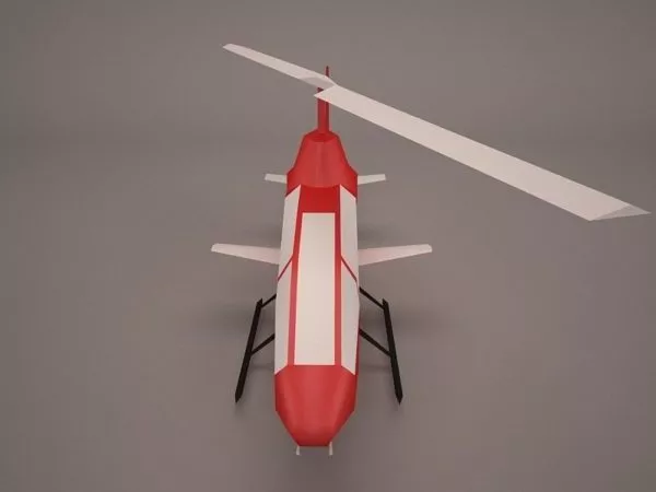 Mi8 Soviet Helicopter 3d model