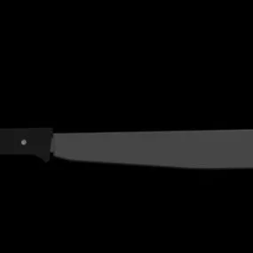 Old Machete Weapon 3d model