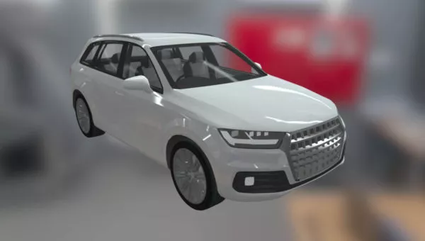 Audi Rsq Concept Lowpoly 3d model
