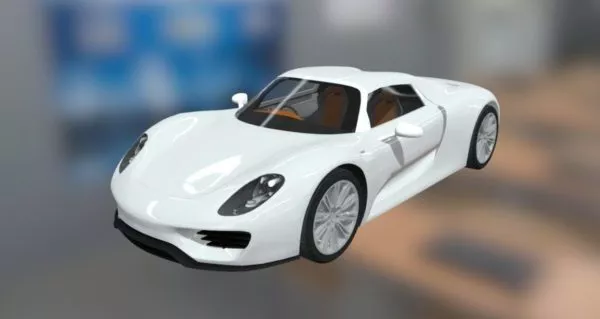 Porsche 918 Spyder Super Car 3d model