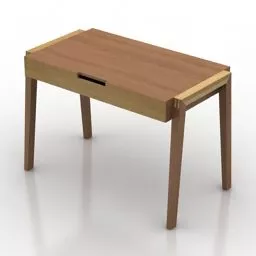 Living Room Table Desk Furniture 3d model Living Room Table Desk Furniture 3d model