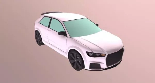 Audi Tt Coupe Car 3d model
