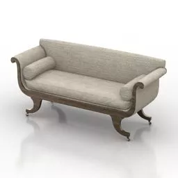 Living Room Sofa Elegant Design 3d model