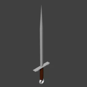 Western Old Sword 3d model