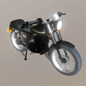 Classic Motorbicycle 3d model