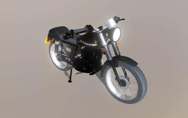 Skull Front Motorcycle Vehicle 3d model