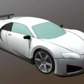 Car Bugatti Chiron Design 3d model