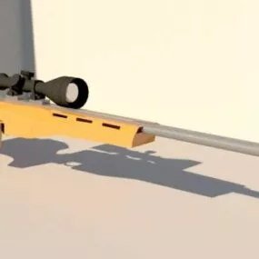 Army Rifle Gun 3d model