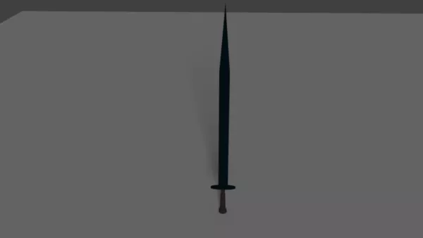 Tang Dynasty Chinese Sword 3d model