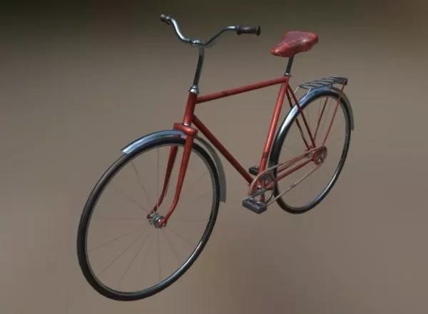 Classic Thunderbird Motorcycle 3d model