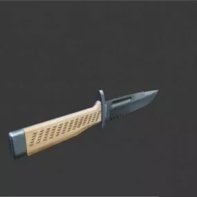 Army Short Knife Weapon 3d model