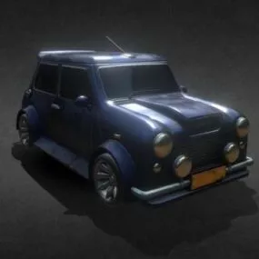 Mini Cooper Vintage Car 3d model