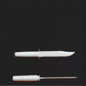 Warrior Long Knife 3d model