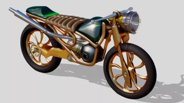 Ninja Motorcycle 3d model